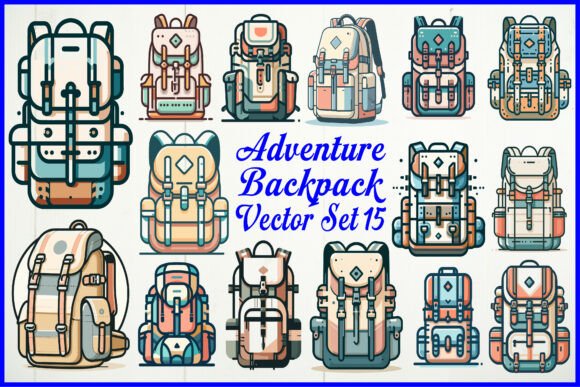 Adventure Backpack Vector Set: A Designer's Review