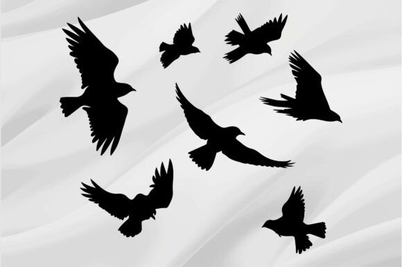 Bird Silhouette: A Designer's Take on Clean Embroidery Art
