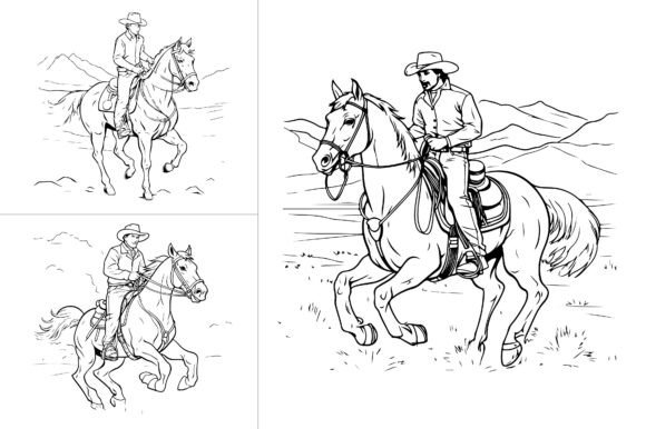 Cowboy Line Art: A Designer's Review for Stitchers