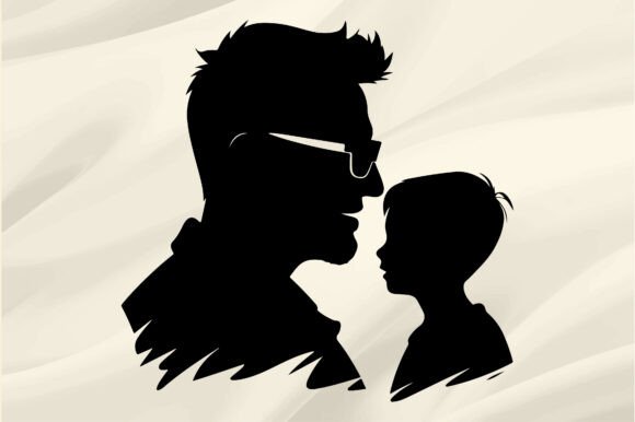 Father and Son Silhouette Vector: A Designer's Review