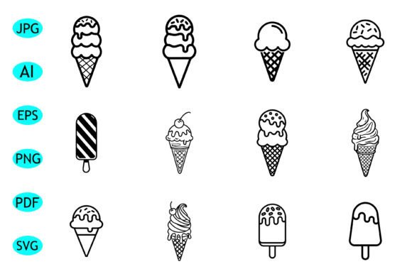 Ice Cream Icon Set Bundle: A Designer's Stitch Review
