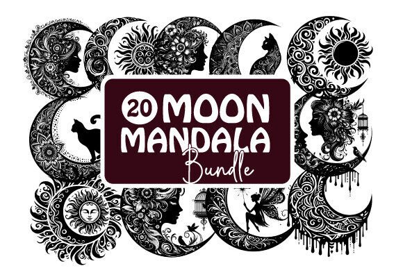 Laser Cut Moon with Mandala Bundle: A Designer's Review