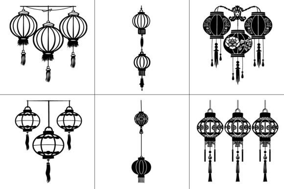 Lunar New Year Lanterns Line Art: A Designer's Review