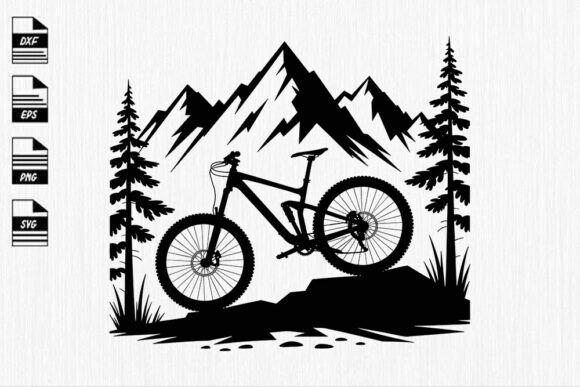 Mountain Biker Adventure Silhouette Review
