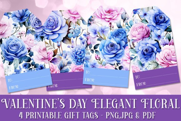 Review: Valentine's Day Roses Elegant Gift Tags for Embroidery