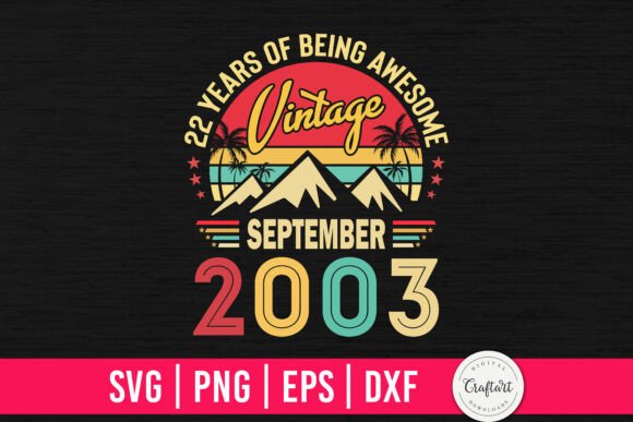 Vintage 2003 September 22th Birthday: A Designer's Review
