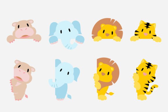 Wildlife Cartoon - Peeking: A Designer's Stitch Review